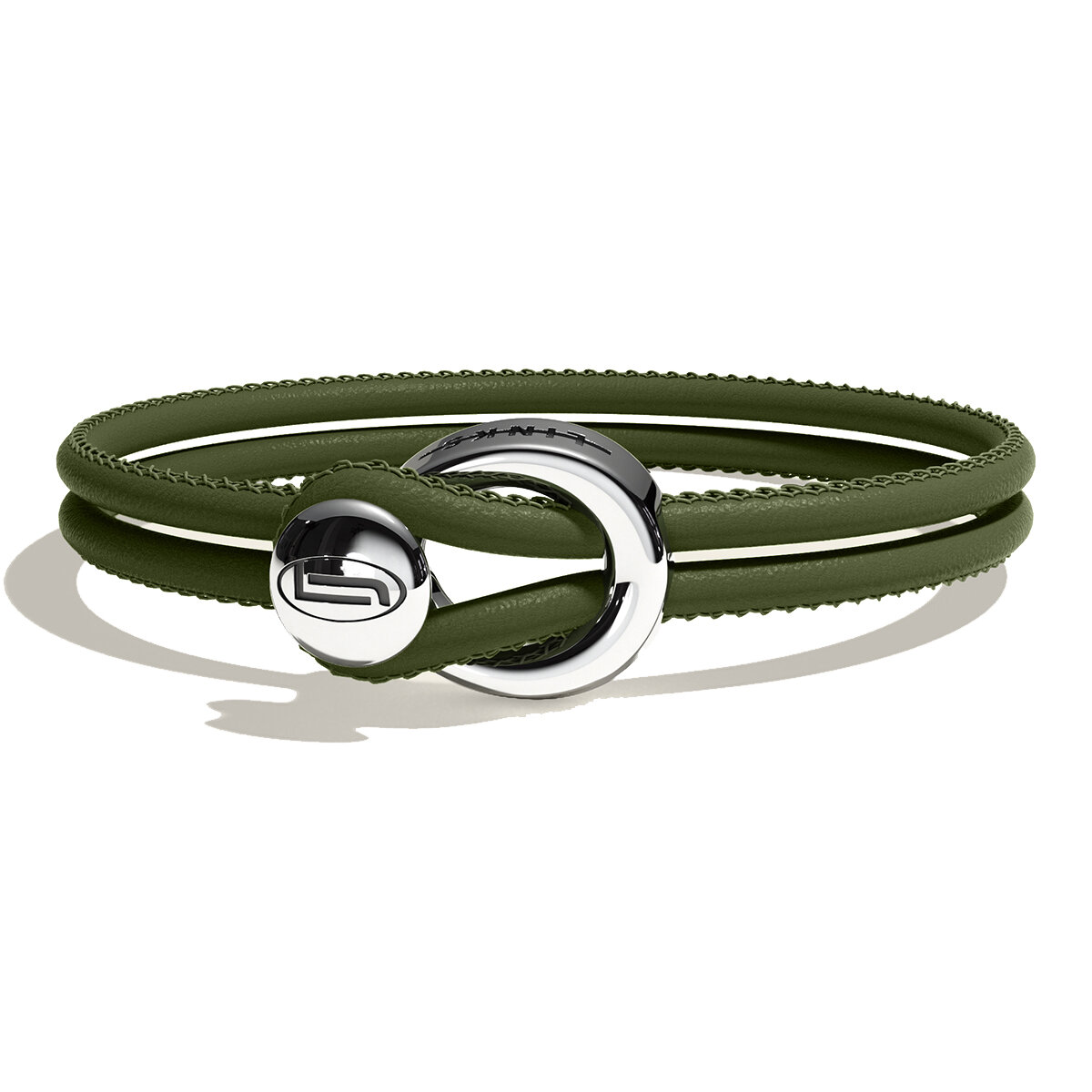 Changes Leather Green Bracelet