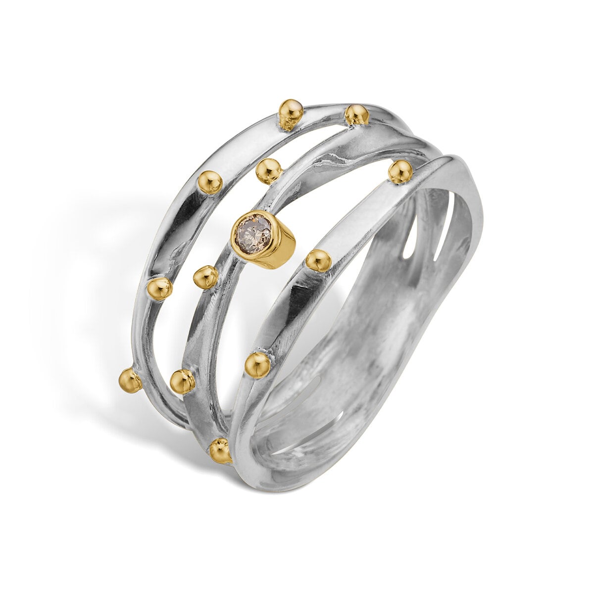 Lotus Trio Ring