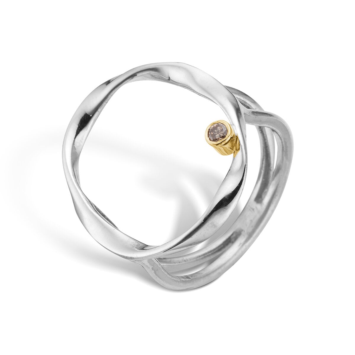 Lotus oval ring