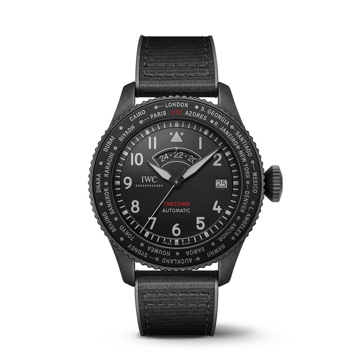 Pilot's Watch Timezoner TOP GUN Ceratanium®