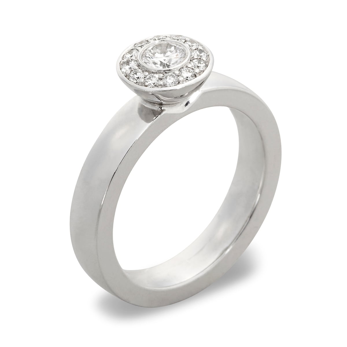 Halo Ring 0.445ct