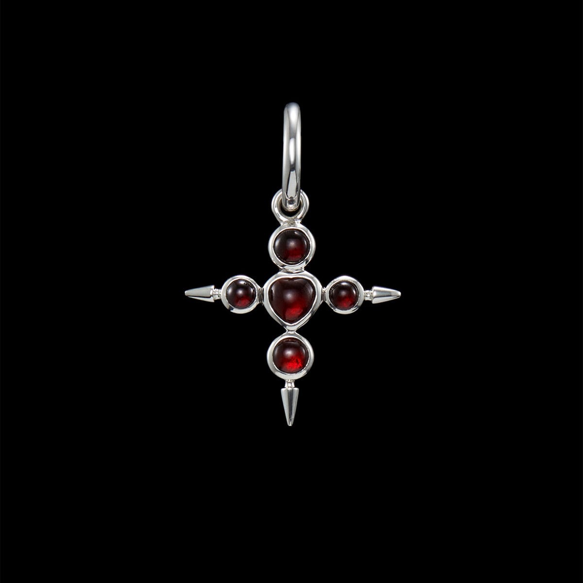 Empress Garnet Earring 