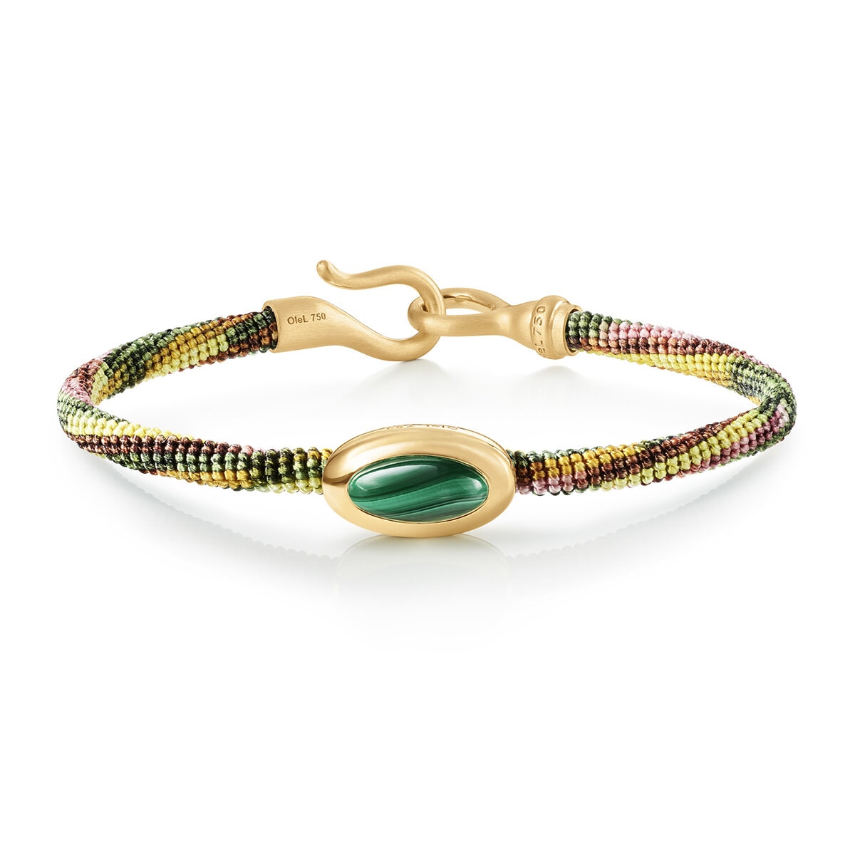 Life bracelet with malachite