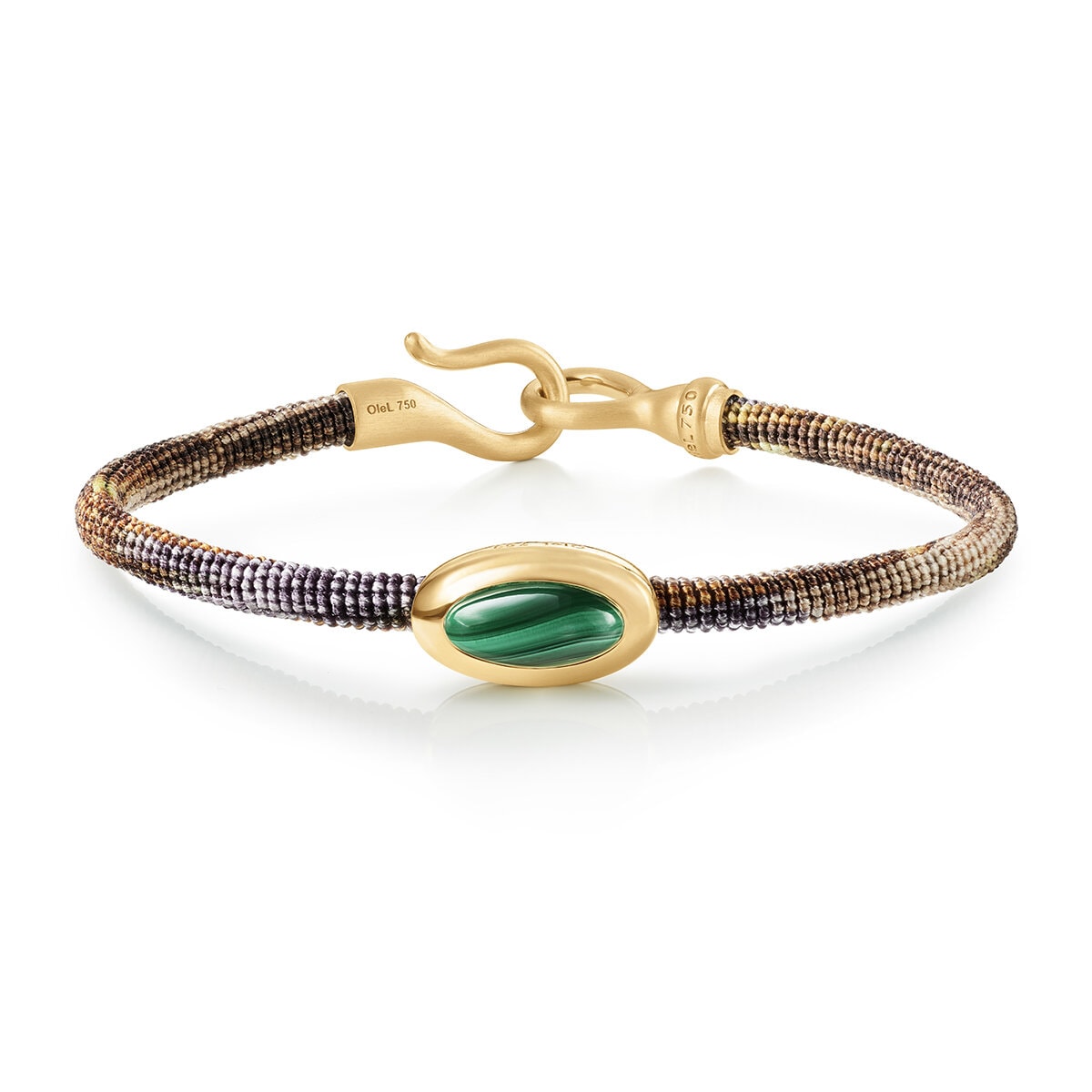 Life bracelet with malachite