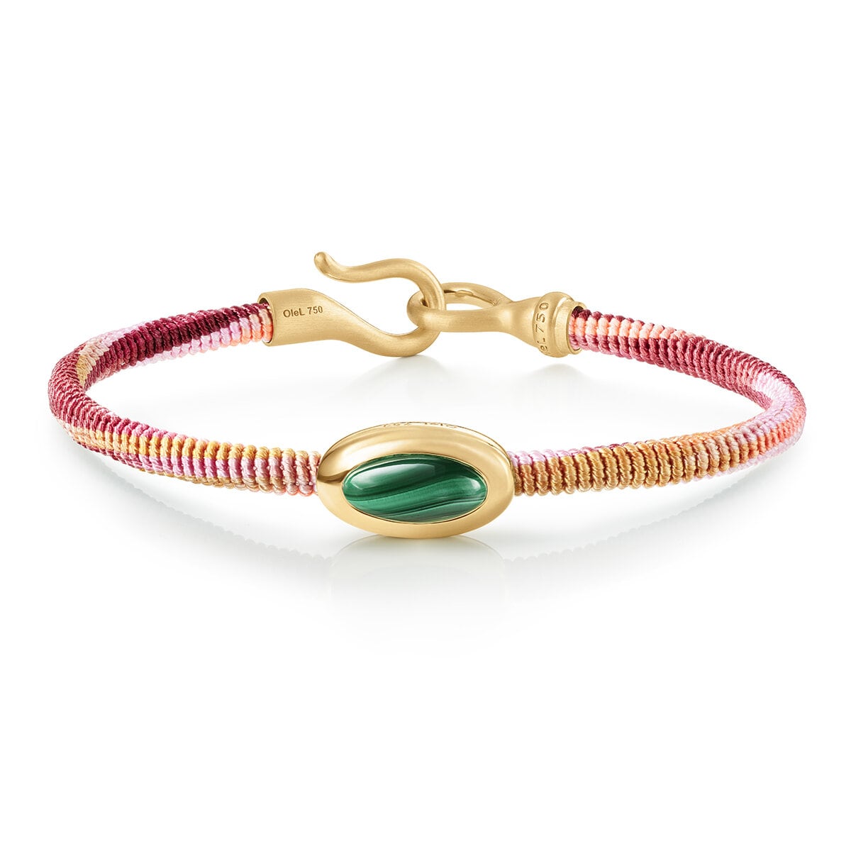 Life bracelet with malachite