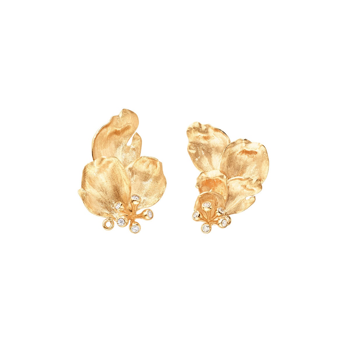 Wild rose ear studs